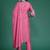 Ethnic Motifs Embroidered Panelled Mirror Work Kurta With Trousers & Dupatta