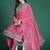 Ethnic Motifs Embroidered Panelled Mirror Work Kurta With Trousers & Dupatta