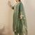 Floral Embroidered Straight Kurta With Trousers & Dupatta