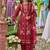 Women Floral Embroidered Regular Thread Work Kurta with Trousers & With Dupatta