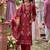 Women Floral Embroidered Regular Thread Work Kurta with Trousers & With Dupatta