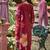 Women Floral Embroidered Regular Thread Work Kurta with Trousers & With Dupatta