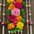 handmade artificial flower bead toran for home door decor