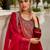 Women Ethnic Motifs Embroidered Regular Sequinned Velvet Kurta with Trousers & With Dupatta