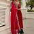 Women Ethnic Motifs Embroidered Regular Sequinned Velvet Kurta with Trousers & With Dupatta