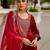 Women Ethnic Motifs Embroidered Regular Sequinned Velvet Kurta with Trousers & With Dupatta