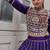 Purple Roman Chaniya Choli - Free Size 