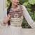 Off White Roman Chaniya Choli - Free Size 