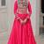 Rani Pink Roman Chaniya Choli - Free Size 