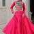 Rani Pink Roman Chaniya Choli - Free Size 