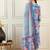 Floral Printed V-Neck Pure Cotton Straight Kurta With Trousers & Dupatta