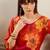 Floral Printed V-Neck Pure Cotton Straight Kurta With Trousers
