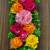 handmade multicolor rose flower latkan hanging for home decor