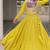 Parrot Green Roman Attractive Chaniya Choli (Free Size Stitched)