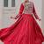 Maroon Roman Chaniya Choli - Free Size 