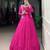 Rani Pink Pure Rayon Chaniya Choli With Koti - Free Size 
