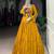 Mustard Pure Rayon Chaniya Choli With Koti - Free Size 