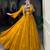 Mustard Pure Rayon Chaniya Choli With Koti - Free Size 