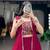 Rani Pink Fancy Fabric Chaniya Choli With Long Koti - Free Size 