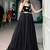 Black Feather-Light Flow Fabric Chaniya Choli With Long Fancy Jacket - Free Size 