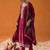Ethnic Motifs Embroidered Thread Work Straight Kurta With Trousers & Dupatta