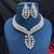 Cubic Zirconia Bridal Necklace and Earrings Set, Crystal Statement Wedding Jewelry