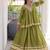 Green Kora Cotton Chaniya Choli - Free Size 