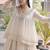 Off White Kora Cotton Chaniya Choli - Free Size 