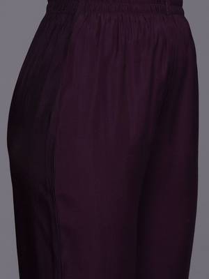 Ethnic Motifs Embroidered Straight Thread Work Kurta With Trousers & Dupatta 3