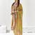 Women Ethnic Motifs Printed Regular Thread Work Kurta Trousers With Dupatta