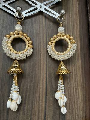 traditional moti chudi tassel door hanging for home decor pack of 2 1