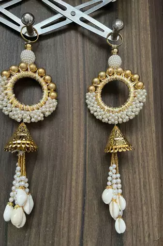traditional moti chudi tassel door hanging for home decor pack of 2