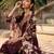 V Neck Ethnic Motifs Embroidered Regular Thread Work Kurta with Salwar & Dupatta