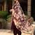 V Neck Ethnic Motifs Embroidered Regular Thread Work Kurta with Salwar & Dupatta