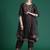 Floral Embroidered Kurta With Trousers & Dupatta