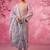 Mauve Ethnic Motifs Embroidered Regular Kurta with Trousers & Dupatta
