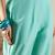 V Neck Floral Printed Mirror Work Pure Cotton Kurta with Trouser & Dupatta