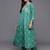 Floral Embroidered Empire Zari Pure Cotton Kurta with Trousers & Dupatta