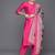 Women Embroidered Regular Thread Work Liva Kurta with Trousers & With Dupatta