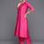 Women Embroidered Regular Thread Work Liva Kurta with Trousers & With Dupatta