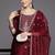 Women Ethnic Motifs Yoke Design Regular Sequinned Kurta with Trousers & Dupatta