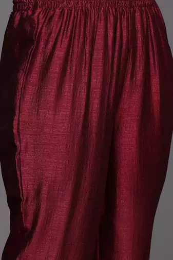 Women Ethnic Motifs Yoke Design Regular Sequinned Kurta with Trousers & Dupatta