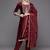 Women Ethnic Motifs Yoke Design Regular Sequinned Kurta with Trousers & Dupatta