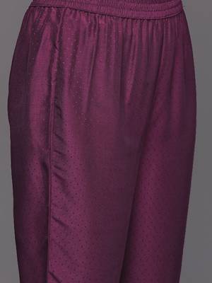 Women Yoke Design Empire Sequinned Kurta with Trousers & Dupatta 4