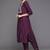 Women Yoke Design Empire Sequinned Kurta with Trousers & Dupatta