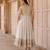 Daisy ivory embroidered silk chanderi anarkali set