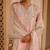 Pink embroidered silk chanderi kurta set