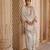 Daisy ivory embroidered silk chanderi kurta set