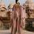 Pink embroidered silk chanderi sharara set