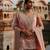 Pink embroidered silk chanderi sharara set
